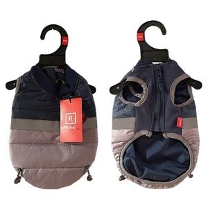 Reddy PrimaLoft Lightweight Insulation Blue & Grey Dog Puffer Jacket
